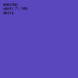 #5B47BD - Blue Violet Color Image