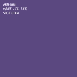 #5B4881 - Victoria Color Image