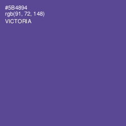 #5B4894 - Victoria Color Image
