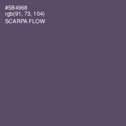 #5B4968 - Scarpa Flow Color Image