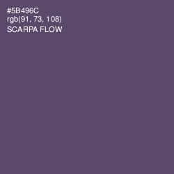 #5B496C - Scarpa Flow Color Image
