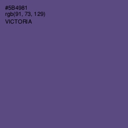 #5B4981 - Victoria Color Image