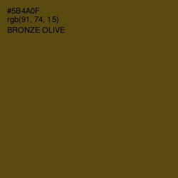 #5B4A0F - Bronze Olive Color Image