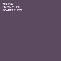 #5B4A60 - Scarpa Flow Color Image