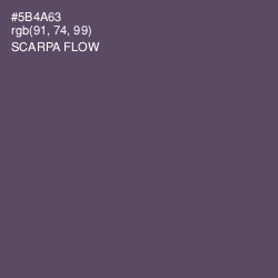 #5B4A63 - Scarpa Flow Color Image