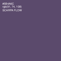 #5B4A6C - Scarpa Flow Color Image