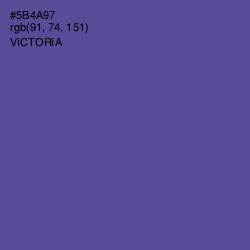 #5B4A97 - Victoria Color Image