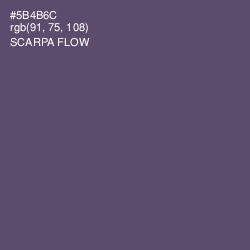 #5B4B6C - Scarpa Flow Color Image