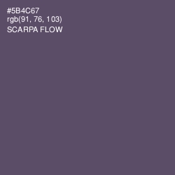 #5B4C67 - Scarpa Flow Color Image