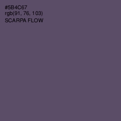 #5B4C67 - Scarpa Flow Color Image