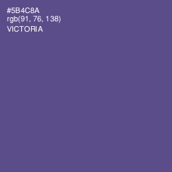 #5B4C8A - Victoria Color Image