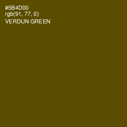 #5B4D00 - Verdun Green Color Image