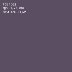 #5B4D62 - Scarpa Flow Color Image