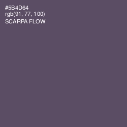 #5B4D64 - Scarpa Flow Color Image