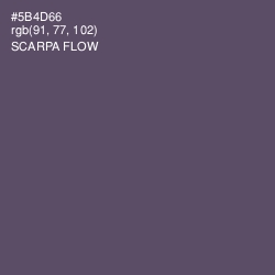 #5B4D66 - Scarpa Flow Color Image