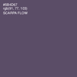 #5B4D67 - Scarpa Flow Color Image