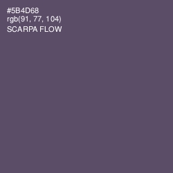 #5B4D68 - Scarpa Flow Color Image