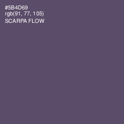 #5B4D69 - Scarpa Flow Color Image