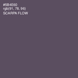 #5B4E60 - Scarpa Flow Color Image