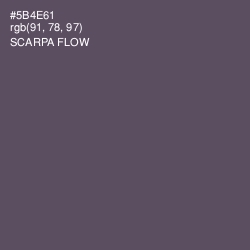 #5B4E61 - Scarpa Flow Color Image