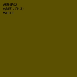 #5B4F02 - Verdun Green Color Image