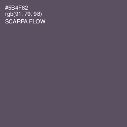 #5B4F62 - Scarpa Flow Color Image