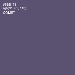 #5B5171 - Comet Color Image