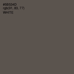 #5B534D - Fuscous Gray Color Image