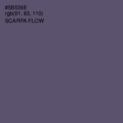 #5B536E - Scarpa Flow Color Image