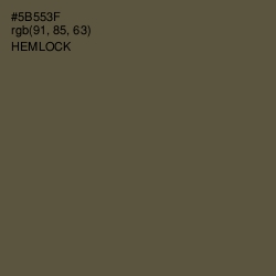 #5B553F - Hemlock Color Image