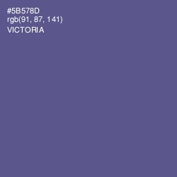 #5B578D - Victoria Color Image