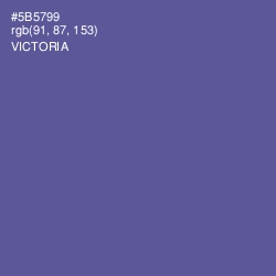 #5B5799 - Victoria Color Image