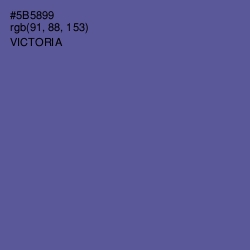 #5B5899 - Victoria Color Image