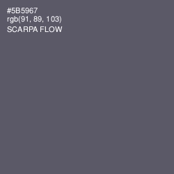 #5B5967 - Scarpa Flow Color Image