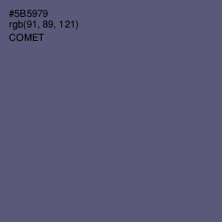#5B5979 - Comet Color Image