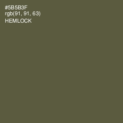 #5B5B3F - Hemlock Color Image