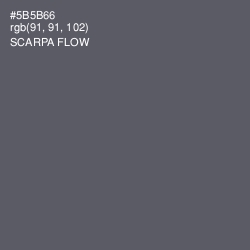 #5B5B66 - Scarpa Flow Color Image