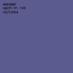 #5B5B8F - Victoria Color Image