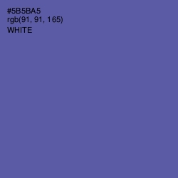 #5B5BA5 - Scampi Color Image