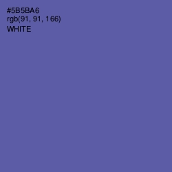 #5B5BA6 - Scampi Color Image