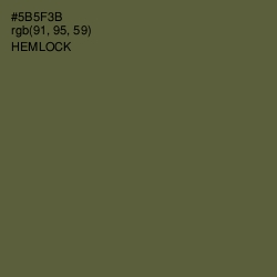 #5B5F3B - Hemlock Color Image