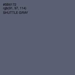 #5B6172 - Shuttle Gray Color Image