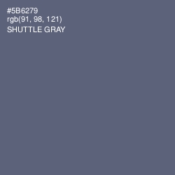 #5B6279 - Shuttle Gray Color Image