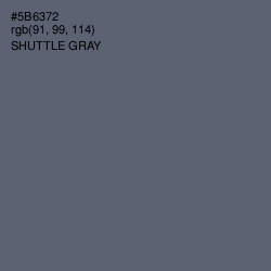 #5B6372 - Shuttle Gray Color Image