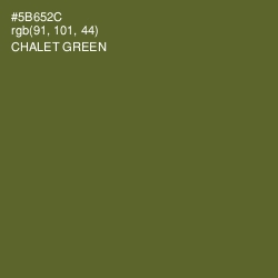 #5B652C - Chalet Green Color Image