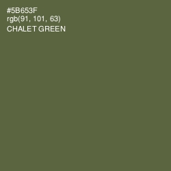 #5B653F - Chalet Green Color Image