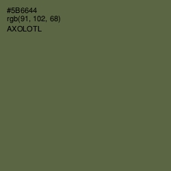 #5B6644 - Axolotl Color Image