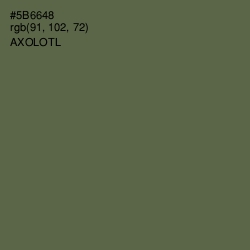 #5B6648 - Axolotl Color Image