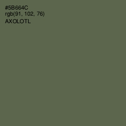 #5B664C - Axolotl Color Image