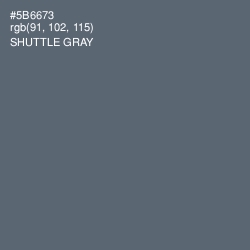 #5B6673 - Shuttle Gray Color Image